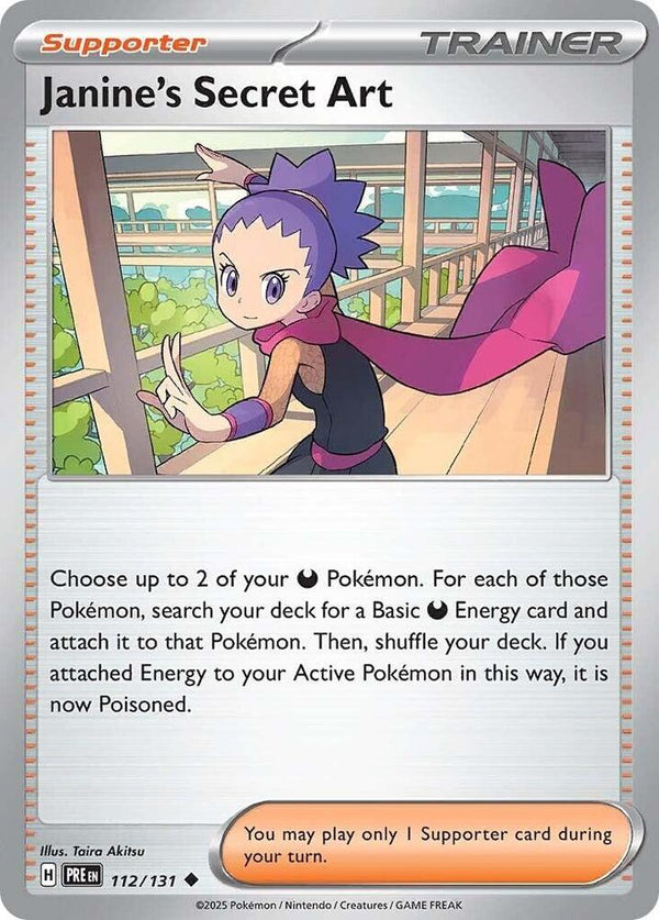 Janine's Secret Art - 112/131 - Pokémon