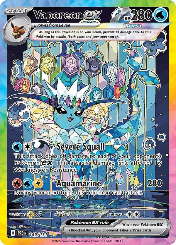 Vaporeon ex - 149/131 - Pokémon