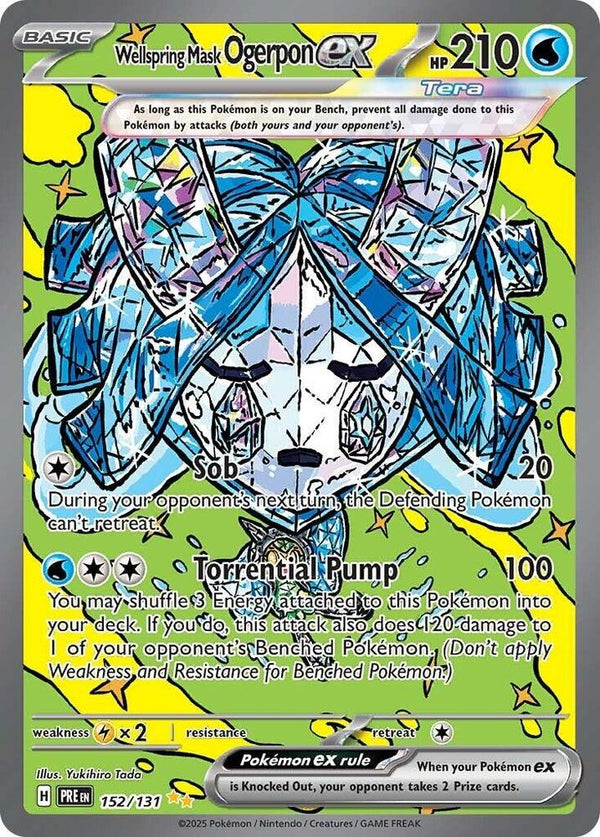 Wellspring Mask Ogerpon ex - 152/131 - Pokémon