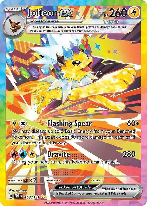 Jolteon ex - 153/131 - Pokémon