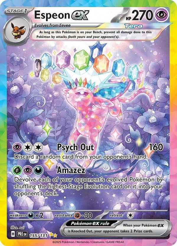 Espeon ex - 155/131 - Pokémon