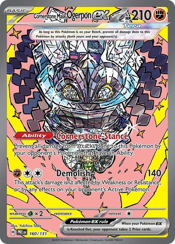 Cornerstone Mask Ogerpon ex - 160/131 - Pokémon