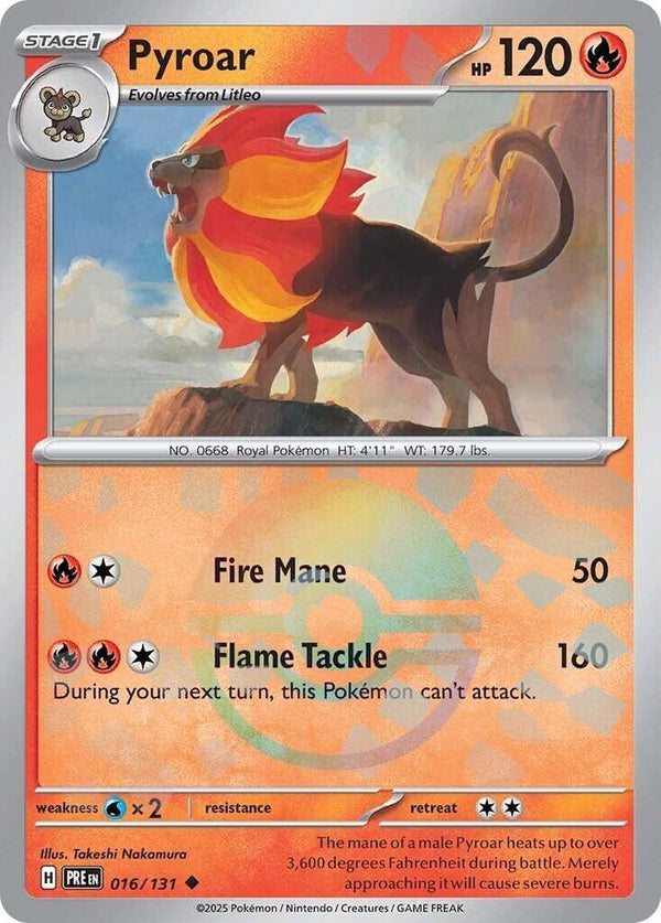 Pyroar (Poke Ball Pattern) - Pokémon