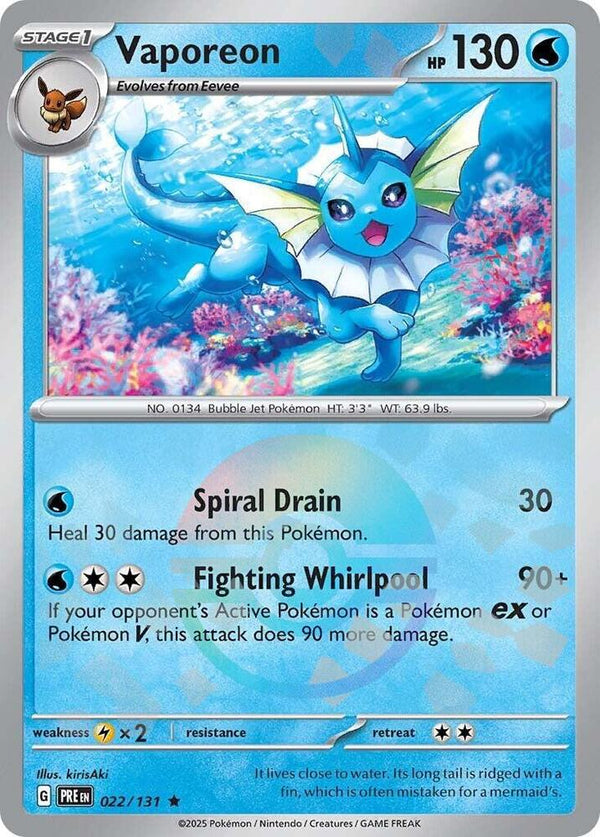 Vaporeon (Poke Ball Pattern) - Pokémon