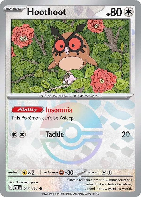 Hoothoot (Poke Ball Pattern) - Pokémon