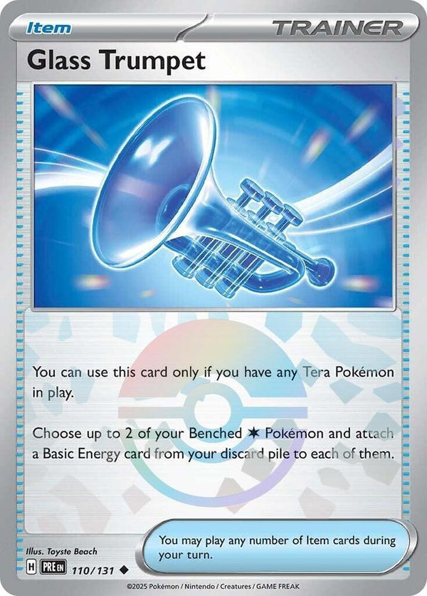 Glass Trumpet (Poke Ball Pattern) - Pokémon