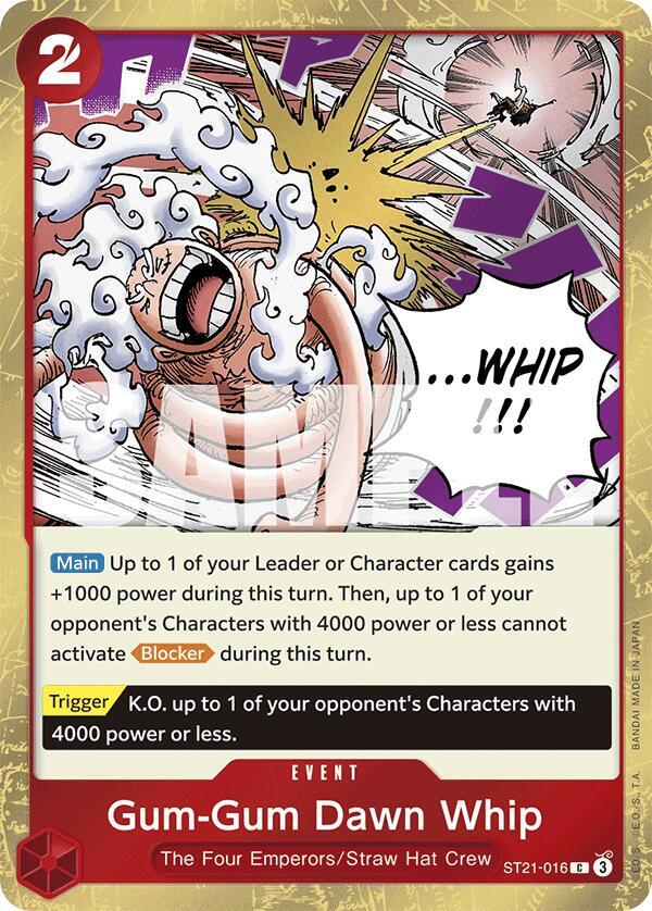 Gum-Gum Dawn Whip - One Piece Card Game