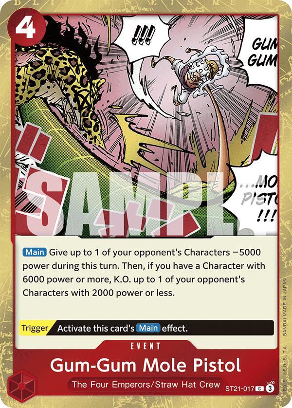 Gum-Gum Mole Pistol - One Piece Card Game