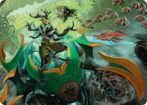 Aatchik, Emerald Radian Art Card (15/54) - Magic: The Gathering