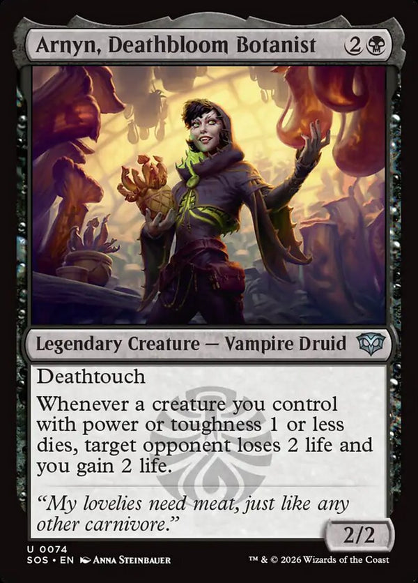 Arnyn, Deathbloom Botanist - Magic: The Gathering