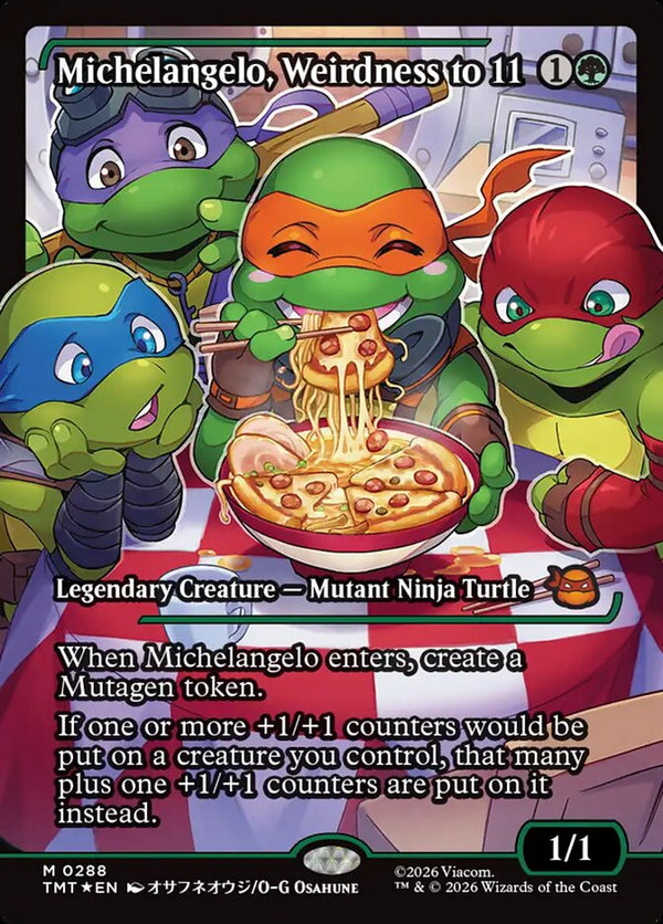 Michelangelo, Weirdness to 11 (Showcase) - Magic: The Gathering