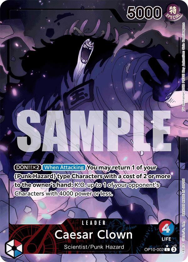 Caesar Clown (002) (Parallel) - One Piece Card Game