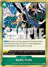 Radio Knife - One Piece Card Game