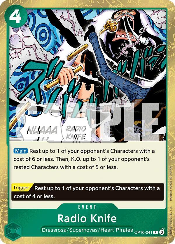 Radio Knife - One Piece Card Game