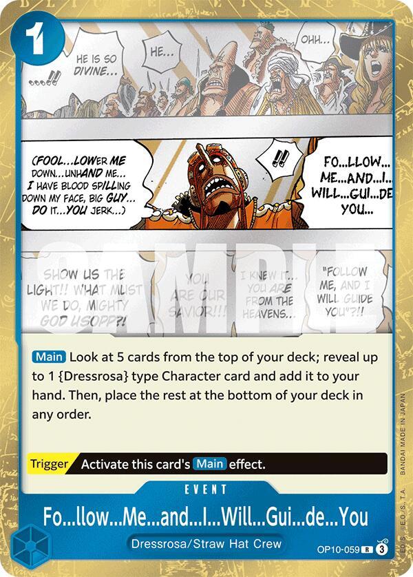 Fo...llow...Me...and...I...Will...Gui...de...You - One Piece Card Game