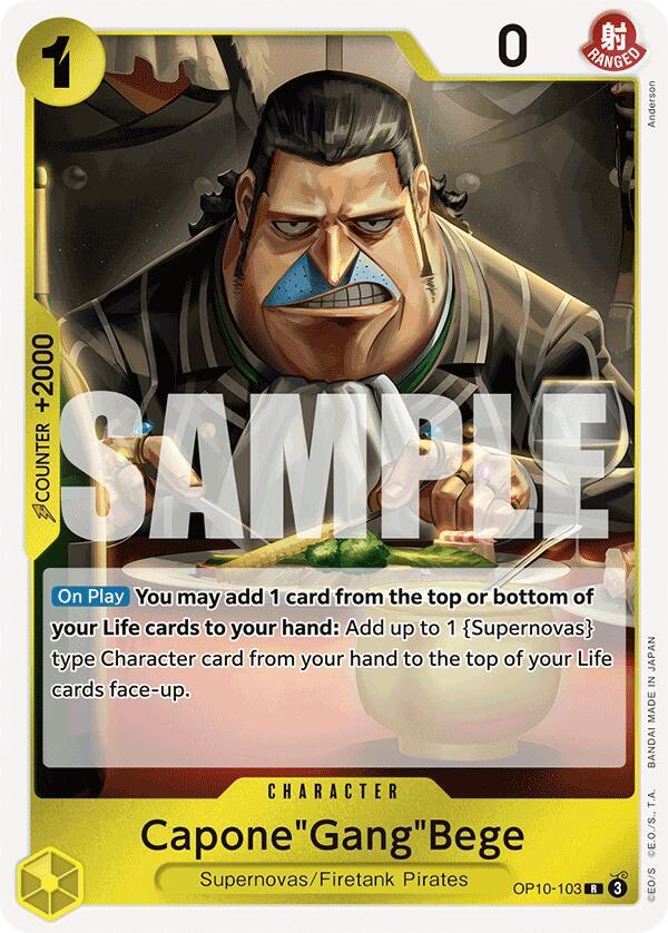 Capone"Gang"Bege - One Piece Card Game