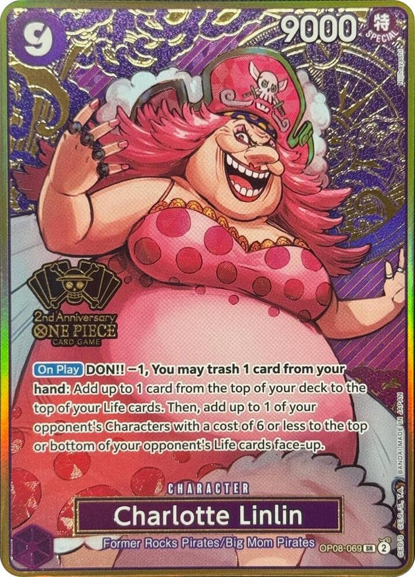 Charlotte Linlin (One Piece Japanese Version 2nd Anniversary Set) - One Piece Card Game