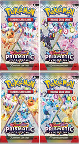 Prismatic Evolutions Booster Pack Art Bundle [Set of 4] - Pokémon