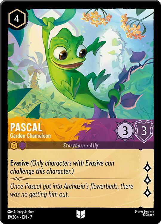 Pascal - Garden Chameleon - Disney Lorcana