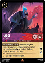 Hades - Fast Talker - Disney Lorcana
