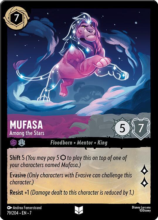 Mufasa - Among the Stars - Disney Lorcana