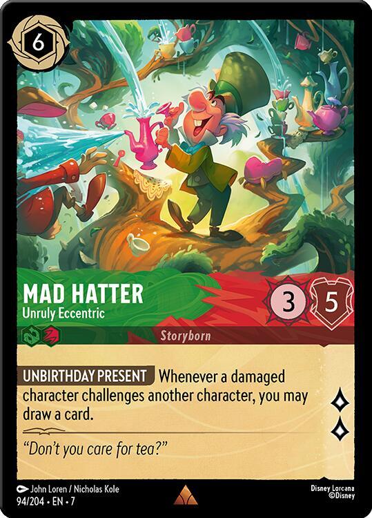 Mad Hatter - Unruly Eccentric - Disney Lorcana
