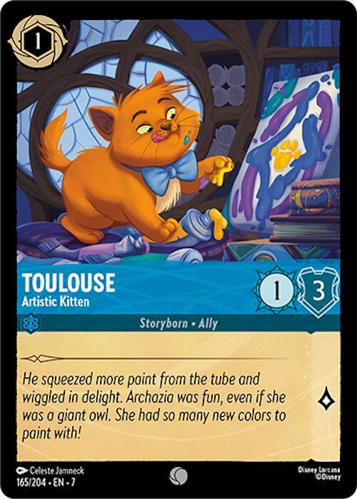 Toulouse - Artistic Kitten - Disney Lorcana