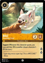 Bolt - Dependable Friend - Disney Lorcana