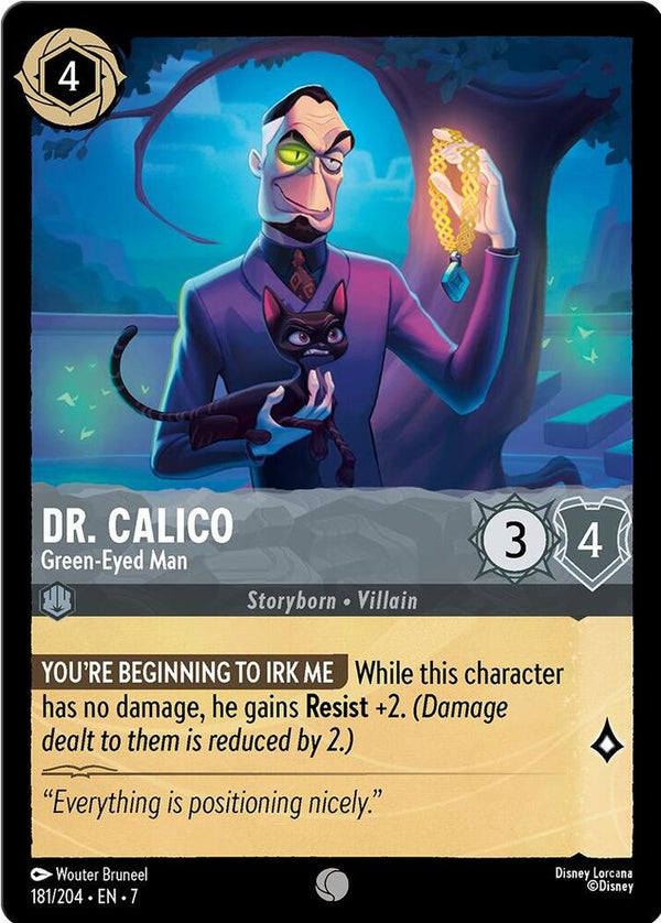 Dr. Calico - Green-Eyed Man - Disney Lorcana