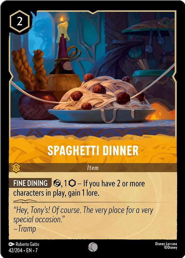 Spaghetti Dinner - Disney Lorcana