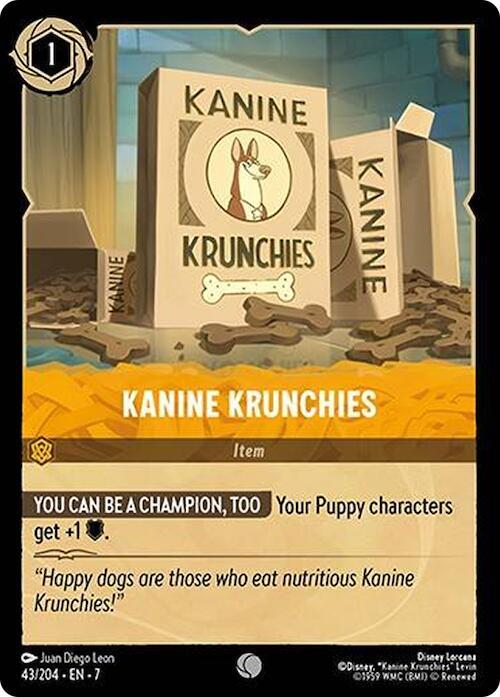 Kanine Krunchies - Disney Lorcana