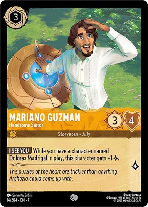 Mariano Guzman - Handsome Suitor - Disney Lorcana