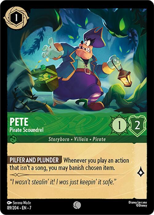 Pete - Pirate Scoundrel - Disney Lorcana