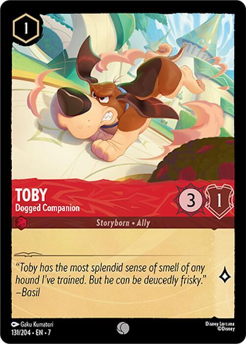 Toby - Dogged Companion - Disney Lorcana