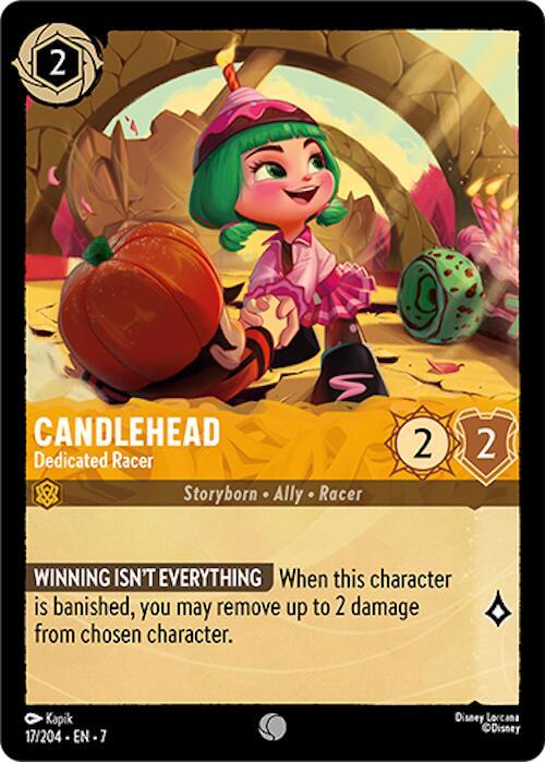 Candlehead - Dedicated Racer - Disney Lorcana