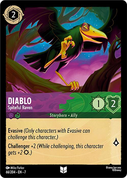Diablo - Spiteful Raven - Disney Lorcana