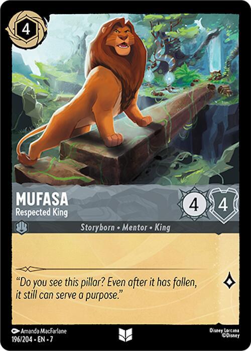 Mufasa - Respected King - Disney Lorcana
