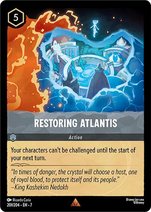 Restoring Atlantis - Disney Lorcana