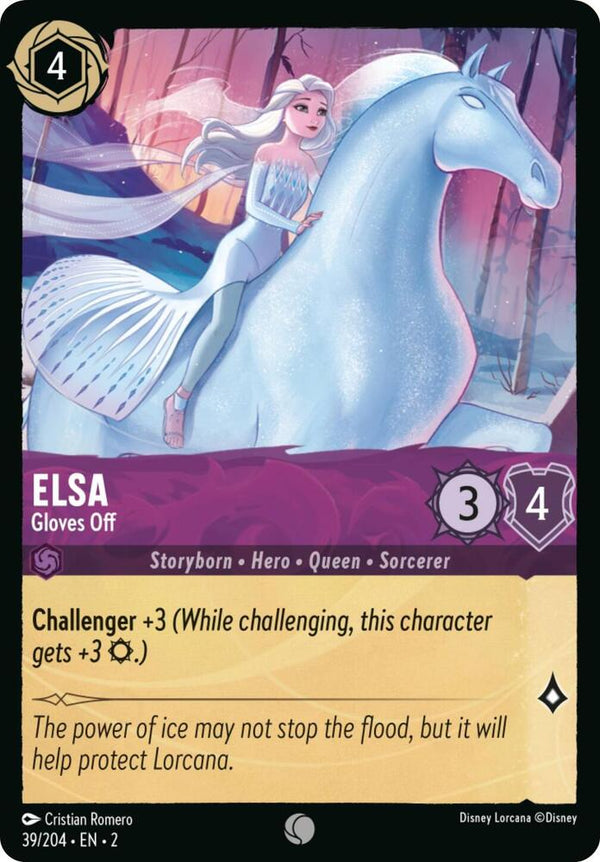 Elsa - Gloves Off (Errata Version) - Disney Lorcana