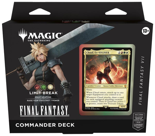 FINAL FANTASY Commander Deck - FINAL FANTASY VII Limit Break - Magic: The Gathering
