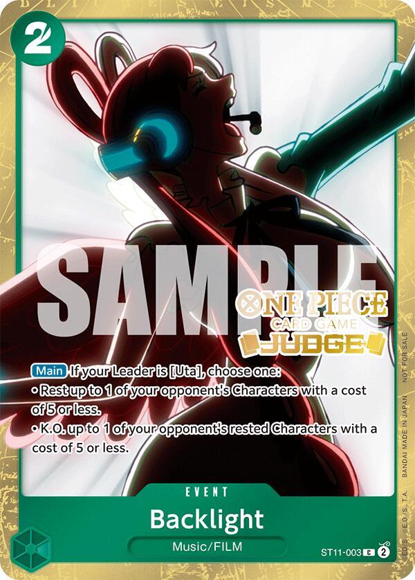 Backlight (Judge Pack Vol. 5) - One Piece Card Game