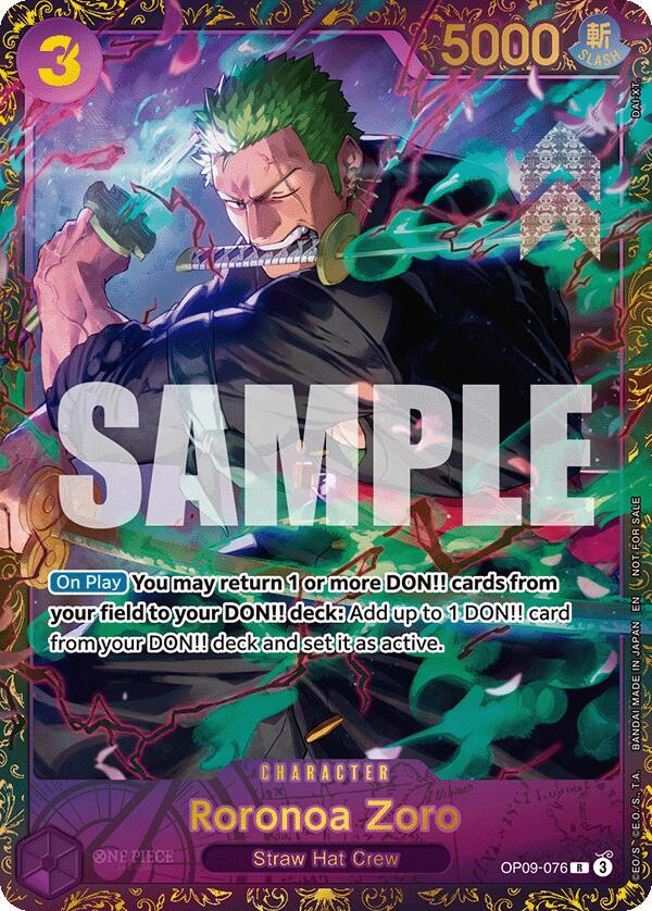 Roronoa Zoro (Championship 25-26 Regionals Season 1) - One Piece Card Game