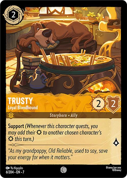 Trusty - Loyal Bloodhound - Disney Lorcana