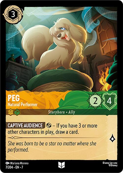 Peg - Natural Performer - Disney Lorcana