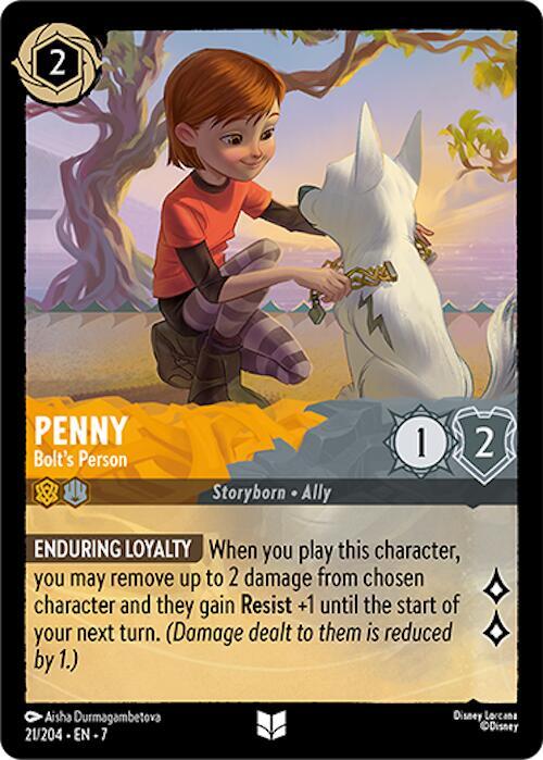 Penny - Bolt's Person - Disney Lorcana