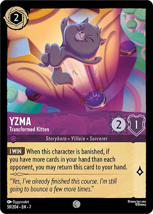 Yzma - Transformed Kitten - Disney Lorcana