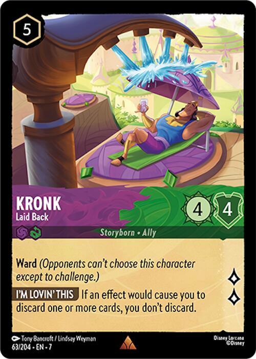 Kronk - Laid Back - Disney Lorcana