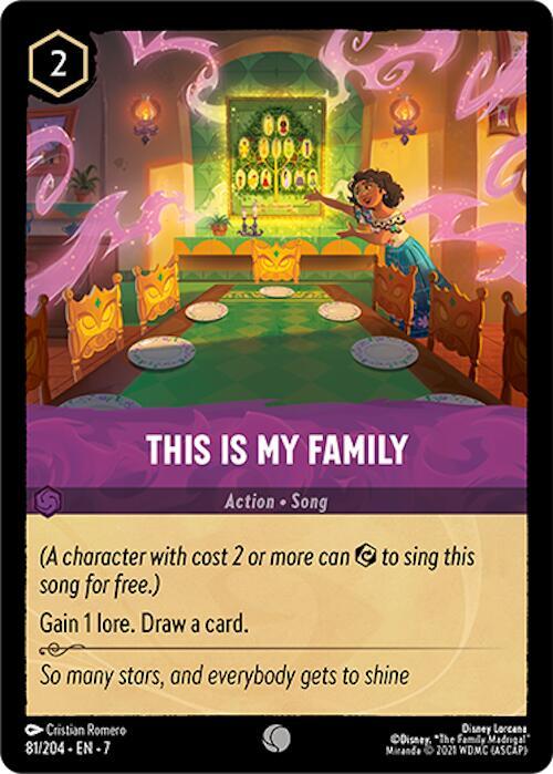 This Is My Family - Disney Lorcana