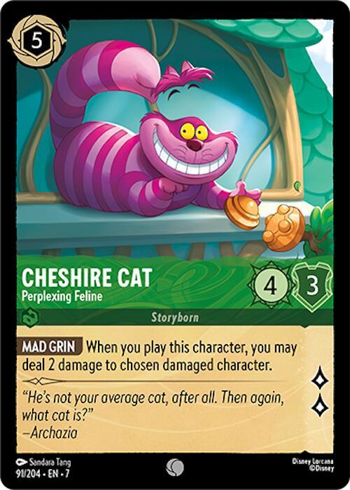 Cheshire Cat - Perplexing Feline - Disney Lorcana