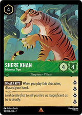 Shere Khan - Infamous Tiger - Disney Lorcana